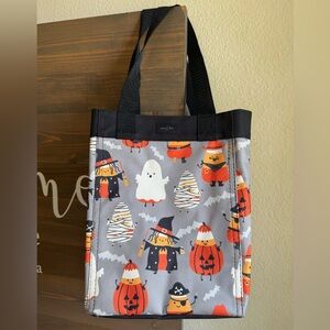 Thirty-One Halloween Tote Bag - Black, Gray, Orange
